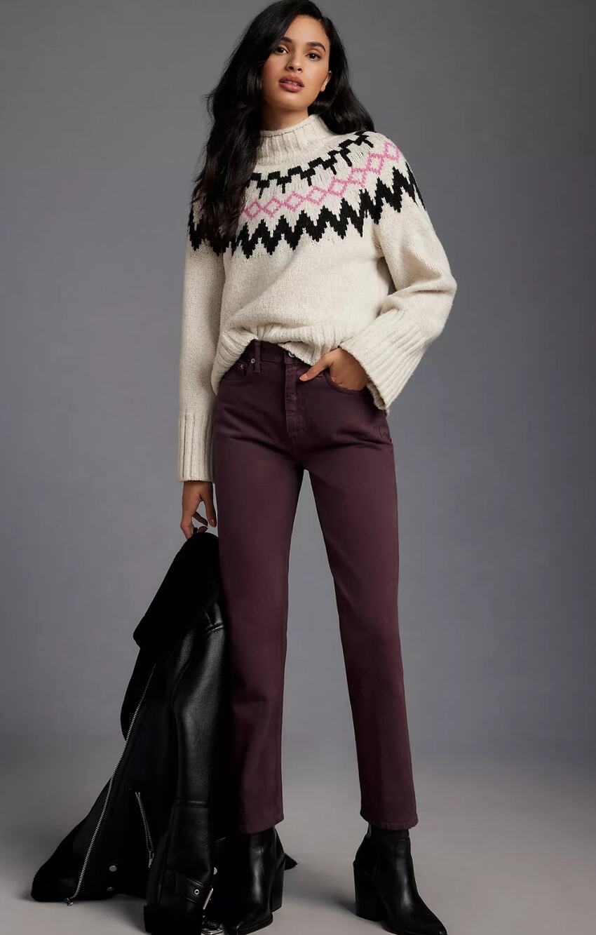 New Anthropologie Ética Finn High-Rise Jeans - 27 waist